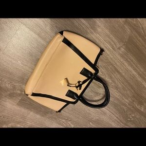 Black & khaki purse